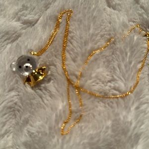 Swarovski Crystal Bear boxed with certificate & crystal memory book